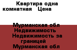 Квартира одна комнатная › Цена ­ 300 000 - Мурманская обл. Недвижимость » Недвижимость за границей   . Мурманская обл.